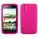 Wholesale LG Marquee LS855 Silicon Soft Case (Hot Pink)